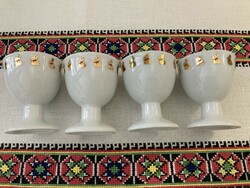 Lindt arany nyuszis porcelán tojástartó (4 db)