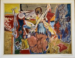 Sugár Gyula (1924-1991) Csendélet (1973) c. olajfestménye /60x80 cm/
