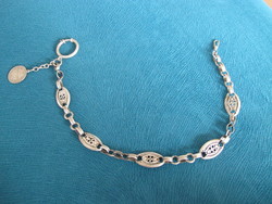 Silver watch chain 1913 with 15 kopecks for a silver pocket watch