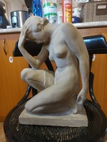 Jenő Bory terracotta nude statue, from 1942, 39 cm high