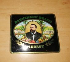 Vintage Dannemann Brasil Pierrot cigaretta fémdoboz (b)