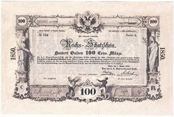 Ausztria 100 Osztrák-Magyar gulden1850 REPLIKA  UNC