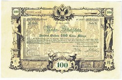 Ausztria 100 Osztrák-Magyar gulden1853 REPLIKA  UNC