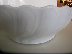 Bowl - marked - 31 x 11 cm - can be hung on the wall - old - beautiful - scratch-free Czechoslovakia