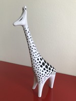 Hollóházi modern zsiráf figura
