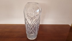 Lead crystal vase 30 cm high