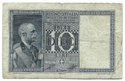 10 líra lire 1939 Olaszország