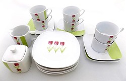 Tulip porcelain breakfast set (zal-bi45860)