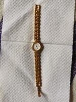 Bulova women's gold-plated watch