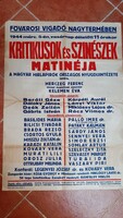 Plakát, Fővárosi Vigadó 1944