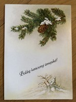 Karácsonyi képeslap - Dr. Köhlerné Molnár Katalin grafika