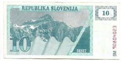 10 tolar 1990 Szlovénia