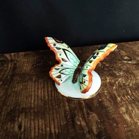 Drasche gyönyörű festésű porcelán pillangó, lepke  szobor, figura / TÖKÉLETES állapotban