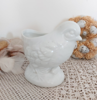 Easter porcelain white chicken decorative vase