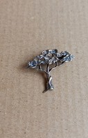 Tree of life silver brooch