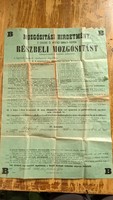 1. világháborús mozgósítási hirdetmény (1914)