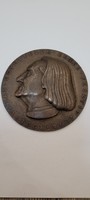 István Csillag: Ferenc Liszt 1961 bronze plaque