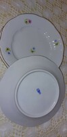 Solymos pálák!!!! Zsolnay, porcelain cake plates with a beautiful flower pattern