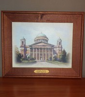 Unique artistic print by painter Gábor Toth, Esztergom basilica