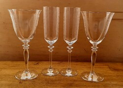 Arabesque wine/champagne glasses, 2 each