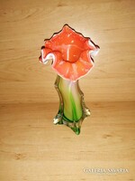 Murano ruffled glass vase 18.5 cm (/ d)