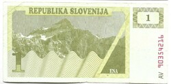 1 tolar 1990 Szlovénia