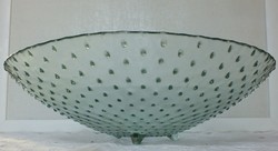 Glass bowl, table center 38 cm