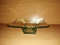 Négyzetes talpas üveg kínáló 19*19 cm (6p)