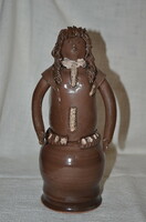 János Prekop ceramic woman ( dbz 0038 )