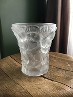 Régi cseh Josef Inwald Art Deco üveg váza
