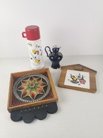 Mid century retro kitchen decorations / thermostat / key holder / dish coaster