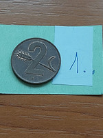 Switzerland 2 rappen 1963 / b mint mark (bern), bronze 1.