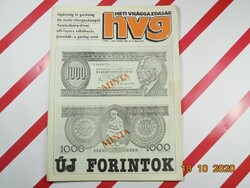 HVG újság - 1983 március 12. - Születésnapra ajándékba