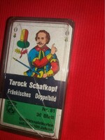Régi SCHMID's 36 lapos tarock kártya dobozával jó állapotban a képek szerint