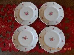 Zsolnay rose pattern sandwich plate