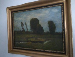 Antique painting! Rp. László Paál. Signed! May have been made at the beginning of the 20th century..