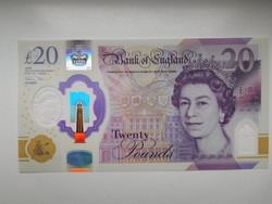 United Kingdom of England 20 pounds 2018 ounce polymer