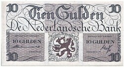 Hollandia 10 Holland gulden 1945 REPLIKA