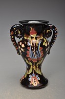 Hódmezővásárhely hmv head sándor 1943, amphora vase, marked. For collectors.