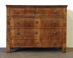 1M673 antique Biedermeier chest of drawers with four drawers