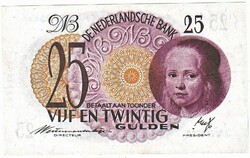 Hollandia 25 Holland gulden 1945 REPLIKA