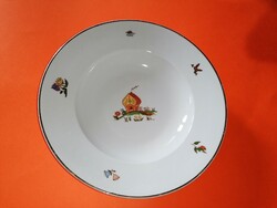 Rare, zsolnay, pumpkin soup deep plate, story plate