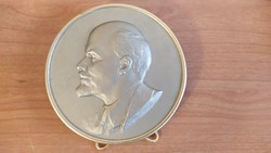 (K) Lenin plaque, marked