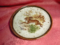 Porcelain bunny bowl, plate