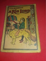 1925. Frances Hodgson Burnett :A kis Lord ifjúsági regény könyv a képek szerint MÓRA