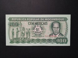 Mozambik 100 Meticais 1989 Unc