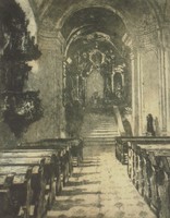 Csulak Elelmér (1887-) : Apátsági templom főoltára