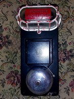 Electric bell, signal bell, and lamp.. Fire alarm. 220 V