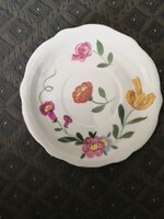 Ritka Zsolnay porcelán tálka, csésze alj: 1925-1950.