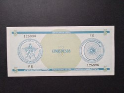 Kuba 5 Pesos 1985 Unc